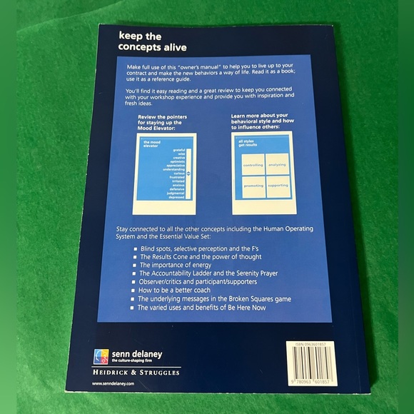 the human operating system -owner's manual senn delaney the culture-shaping firm - Picture 4 of 4